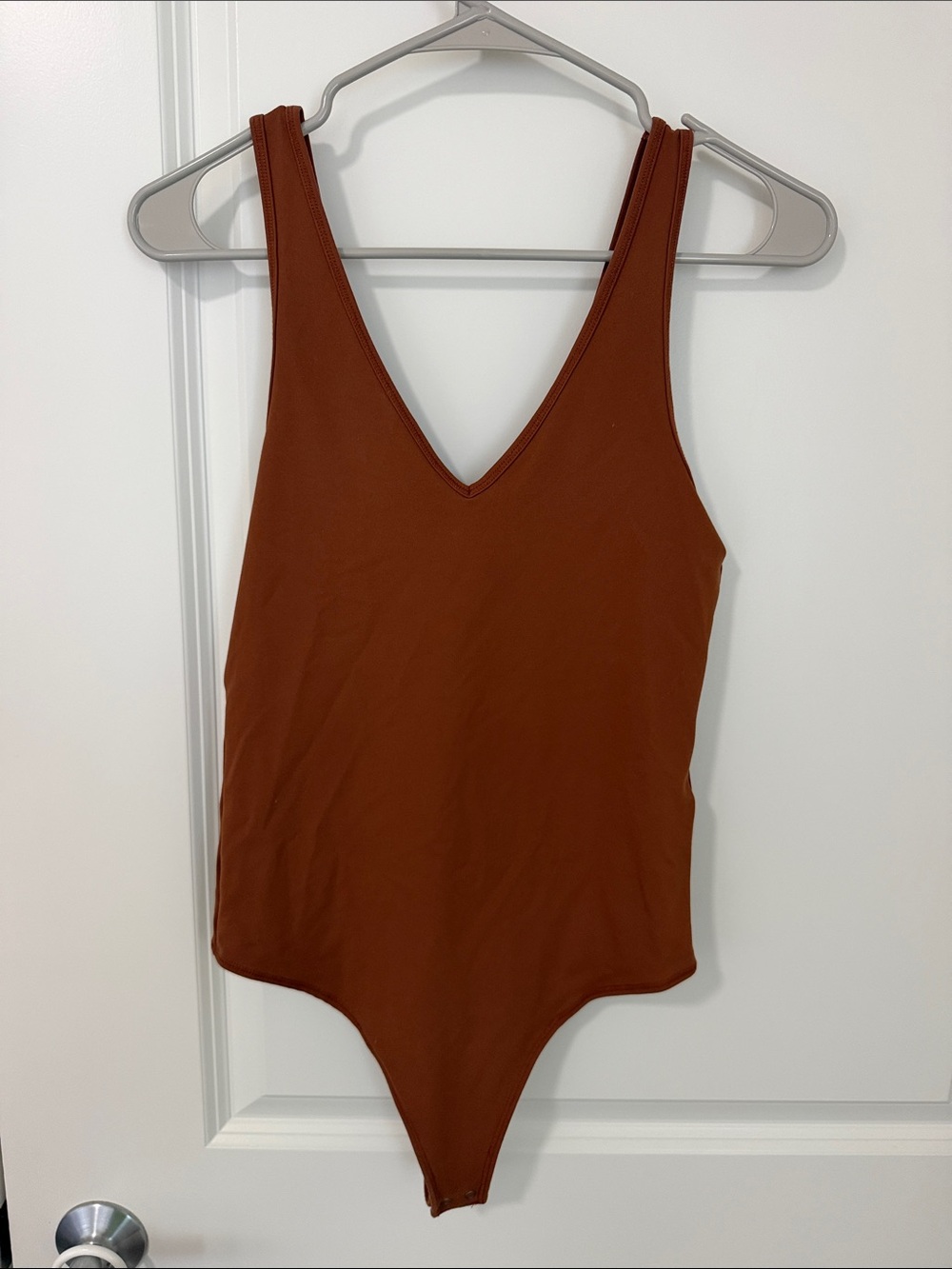 Women’s Rust Brown One-Piece Bodysuit